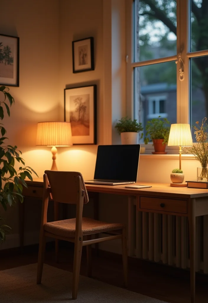 12 Womens Office Decor Ideas for Stylish Motivating Spaces - 11. Eco-Friendly Lighting