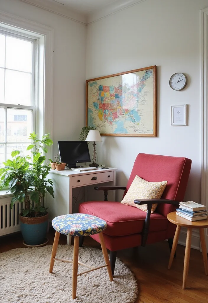 12 Womens Office Decor Ideas for Stylish Motivating Spaces - 2. Upcycled Furniture