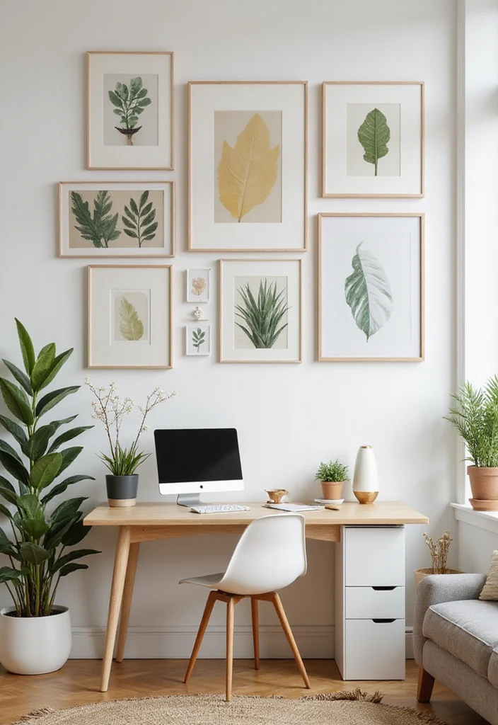 12 Womens Office Decor Ideas for Stylish Motivating Spaces - 5. Mindful Wall Art