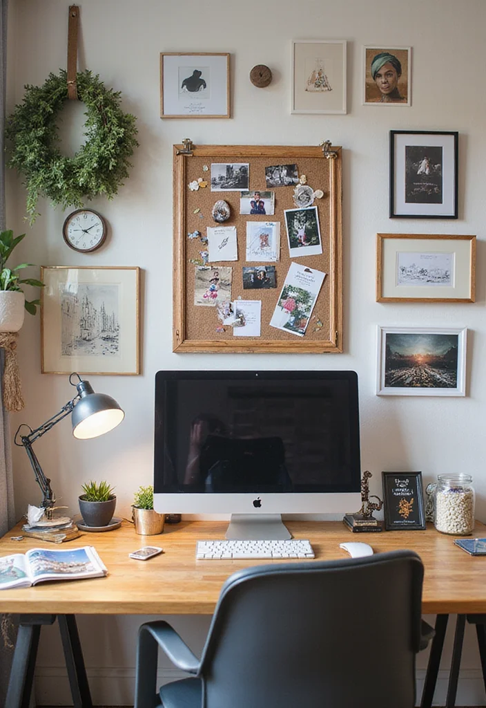 12 Womens Office Decor Ideas for Stylish Motivating Spaces - 9. Personalized Touches