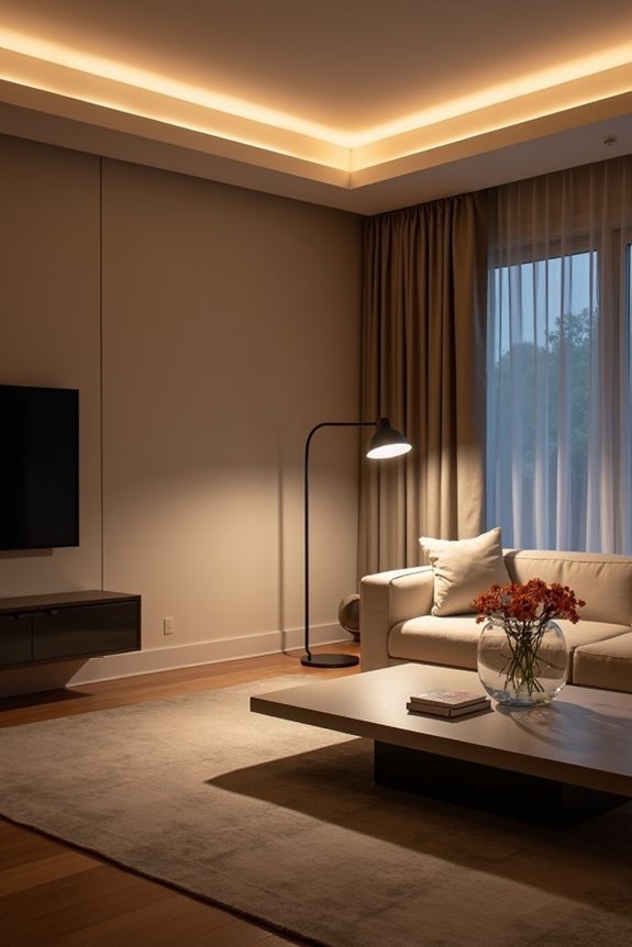 ambient ceiling lights with dimmable brightness