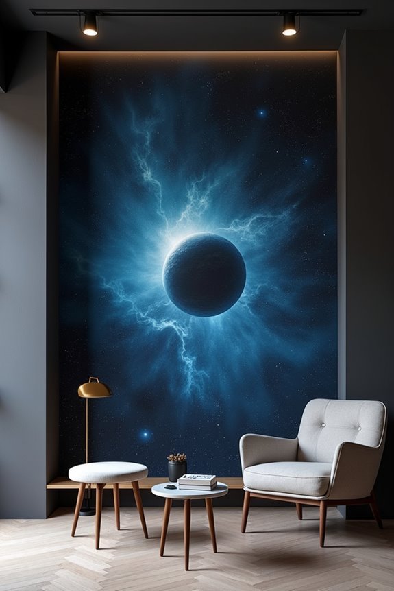 5 Ways to Transform a Blank Wall Into a Focal Point 5 balanced wall art with breathing room