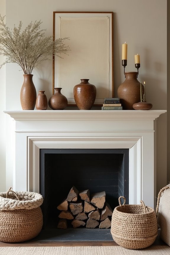 centerpiece height with varied accents balance