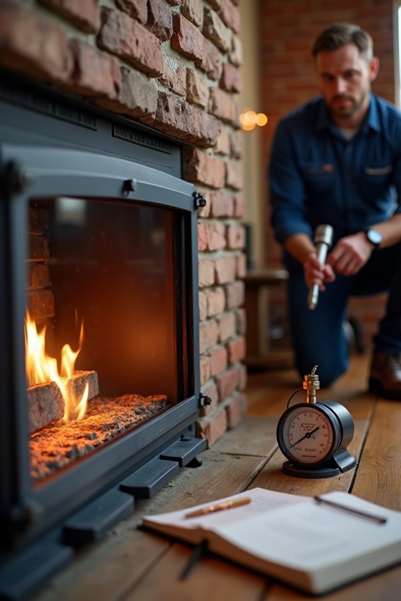 certified gas fireplace technician safety checks