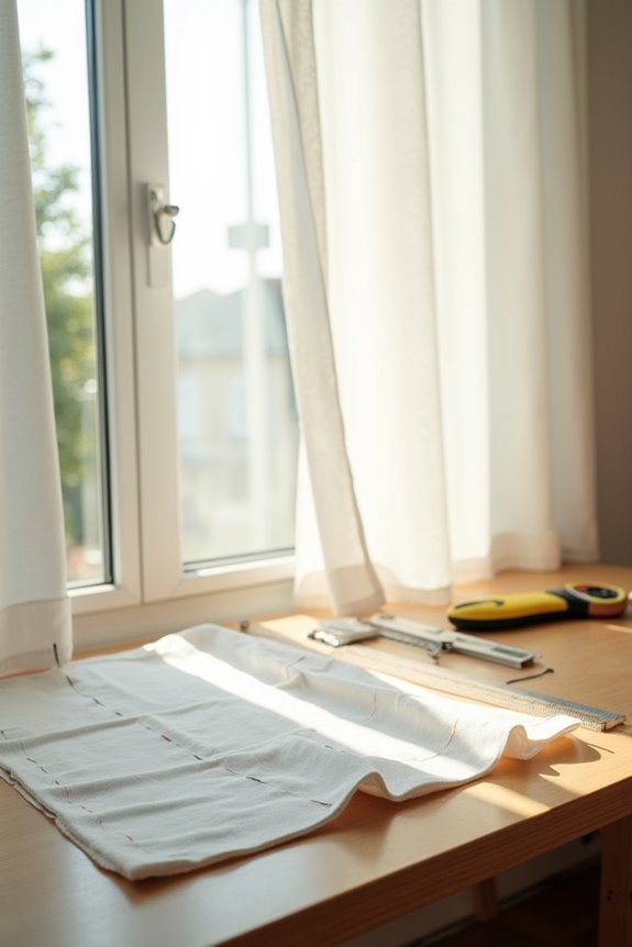 How Can Curtains Be Made at Home? 5 double hem main 4 lining 6 difference