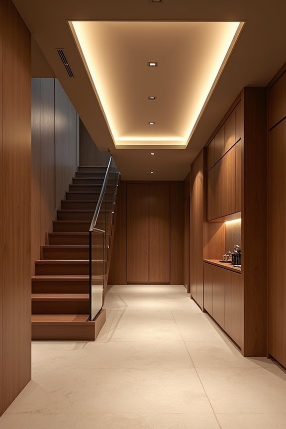 drop ceiling for dramatic height