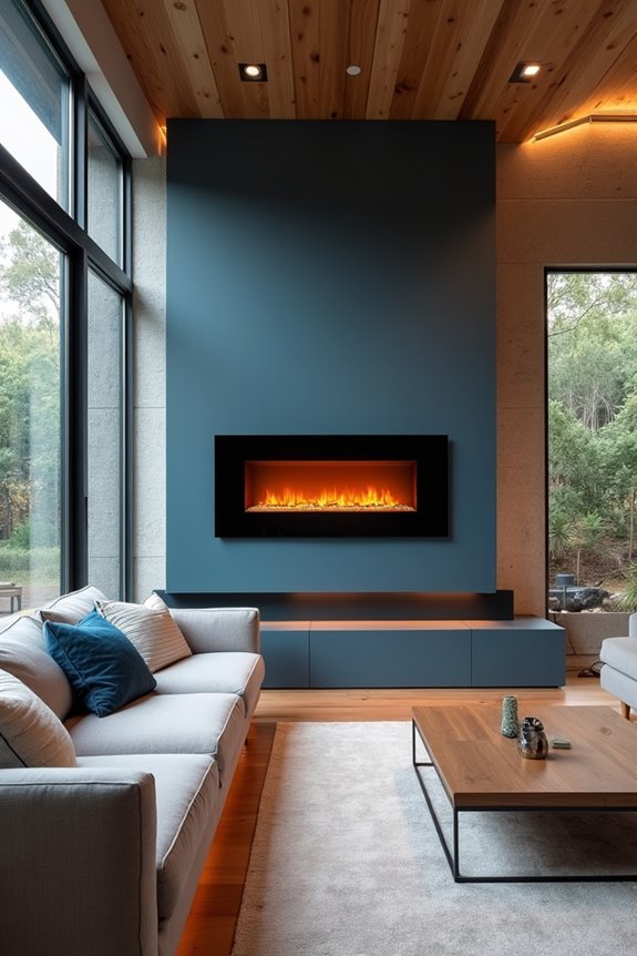 electric fireplaces offer flexible installation options
