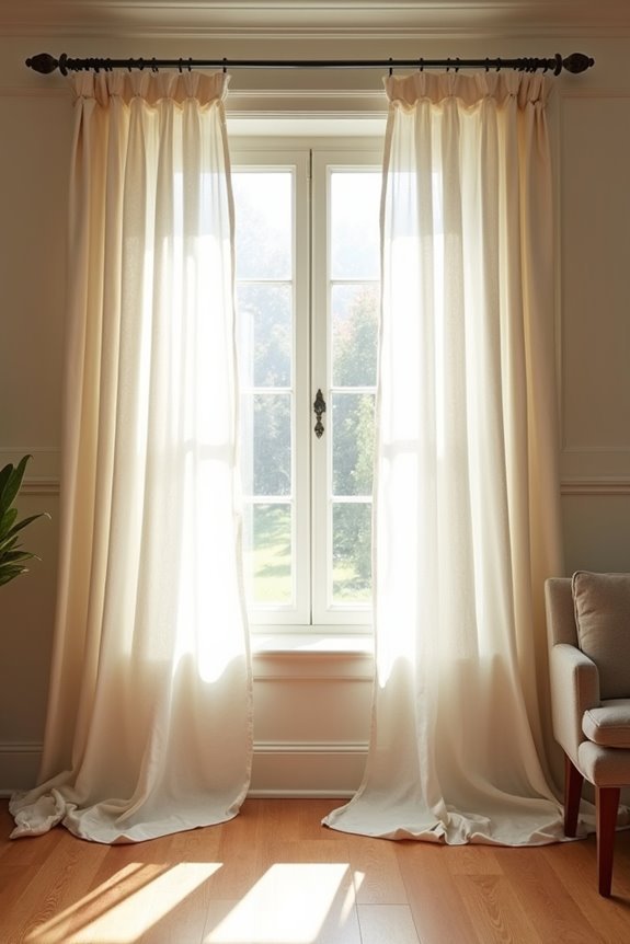 Where Curtains Should Fall: a Length Guide 1 float above floor break length puddle drama
