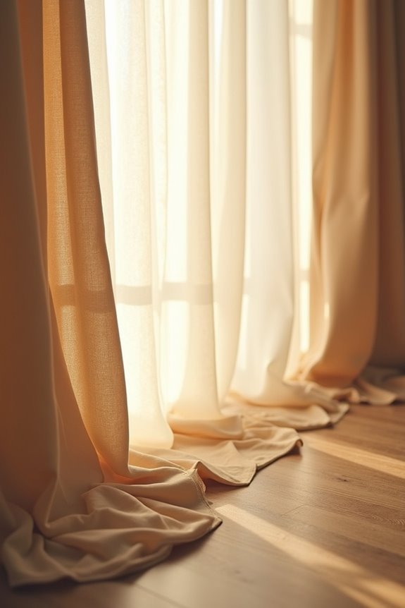 Where Curtains Should Fall: a Length Guide 2 floor kissing curtains tailored perfection