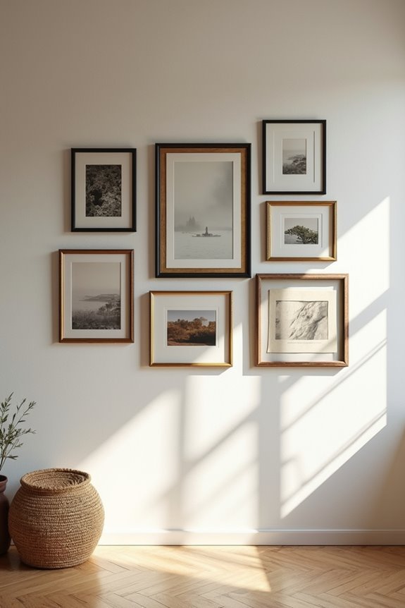 10 Ways to Decorate a Large Wall 2 gallery wall eclectic curated balance