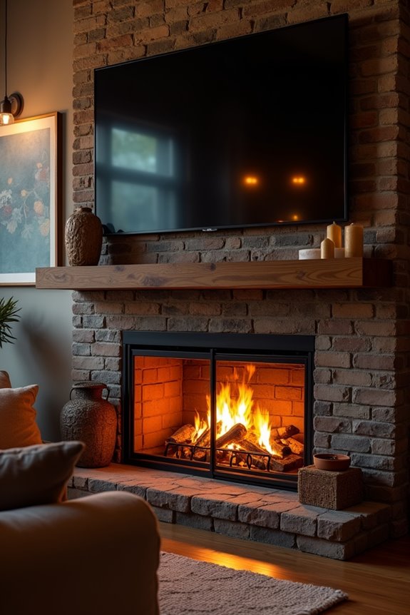 gas electric wood heat elevations