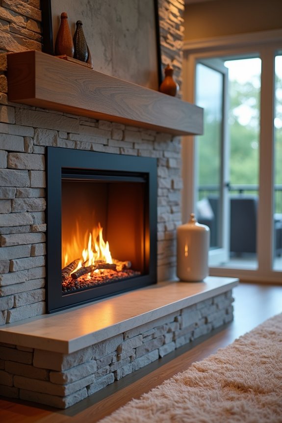 gas vs electric fireplace installation costs and performance