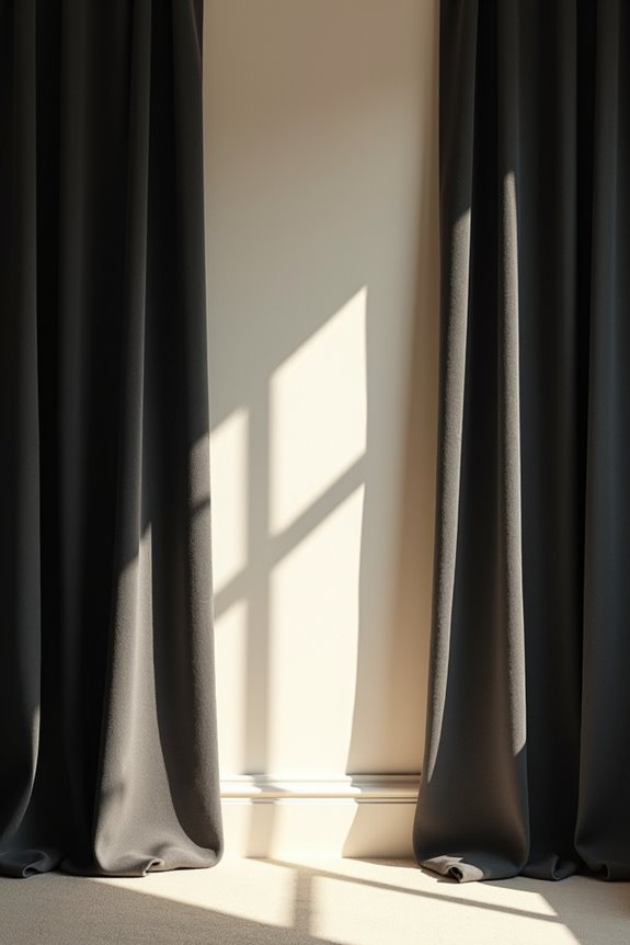 Should Your Dark Curtains Be Darker Than Your Walls? 7 lining changes color perception