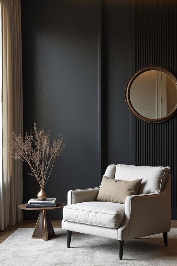 long uninterrupted wall for focal point