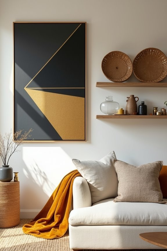 3 DIY Wall Decor Ideas You Can Do This Weekend 3 one bold centerpiece layered wall