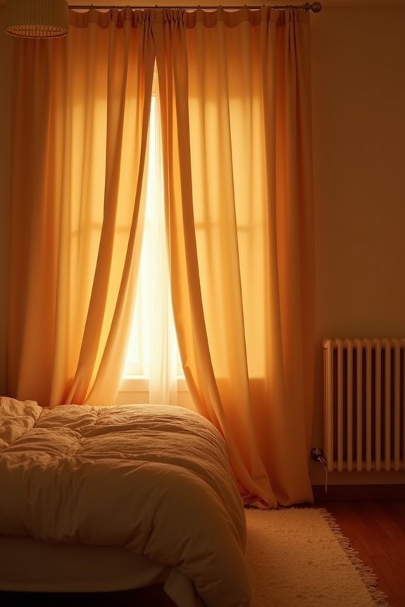 Why Use Curtains Around Your Bed? 2 personal climate bubble reduces heating costs