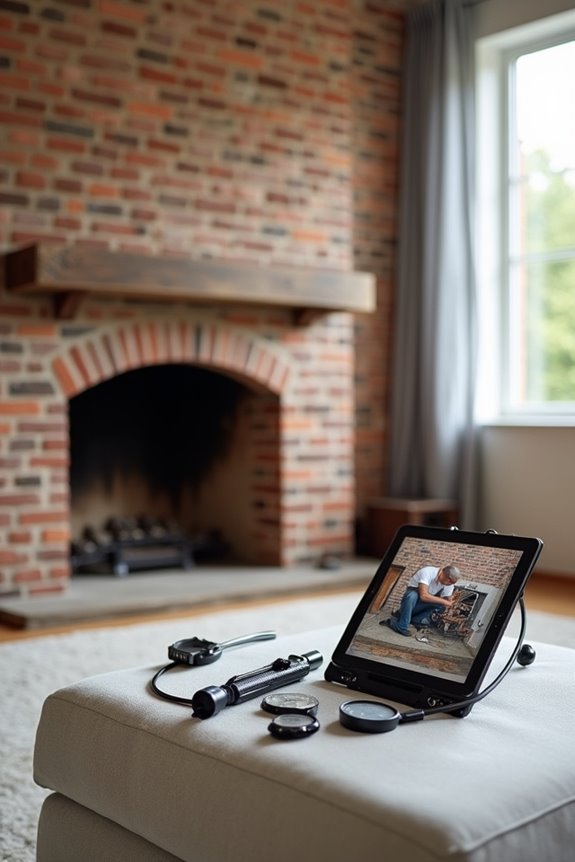 professional fireplace inspection diagnostics and repair estimates