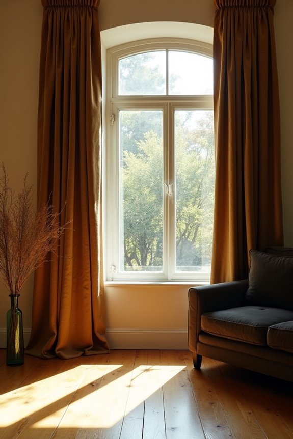 Should Your Dark Curtains Be Darker Than Your Walls? 5 south facing glare darker curtains