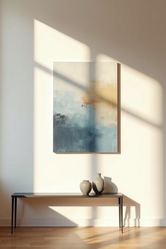strategic wall decor balance