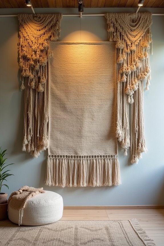 10 Ways to Decorate a Large Wall 4 tapestries transform wall presence