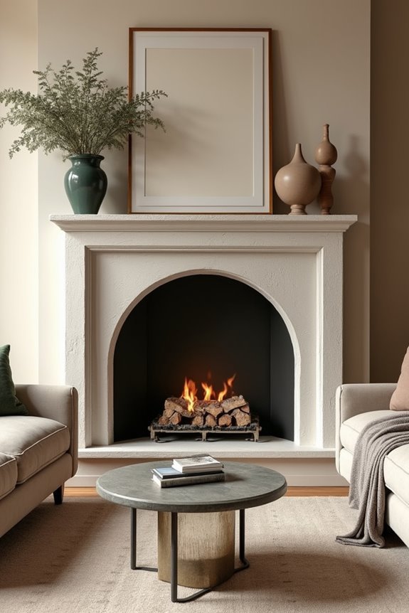 unifying mantel color palette cohesion