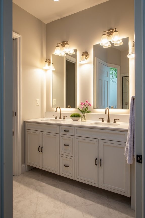 Does Floor and Decor Have Lighting? 5 vanity light height guidelines