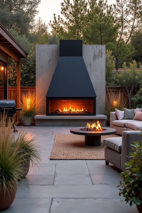 weather resistant outdoor fireplace installation considerations